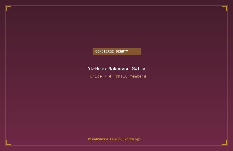At-Home Bridal & Family Makeover Suite